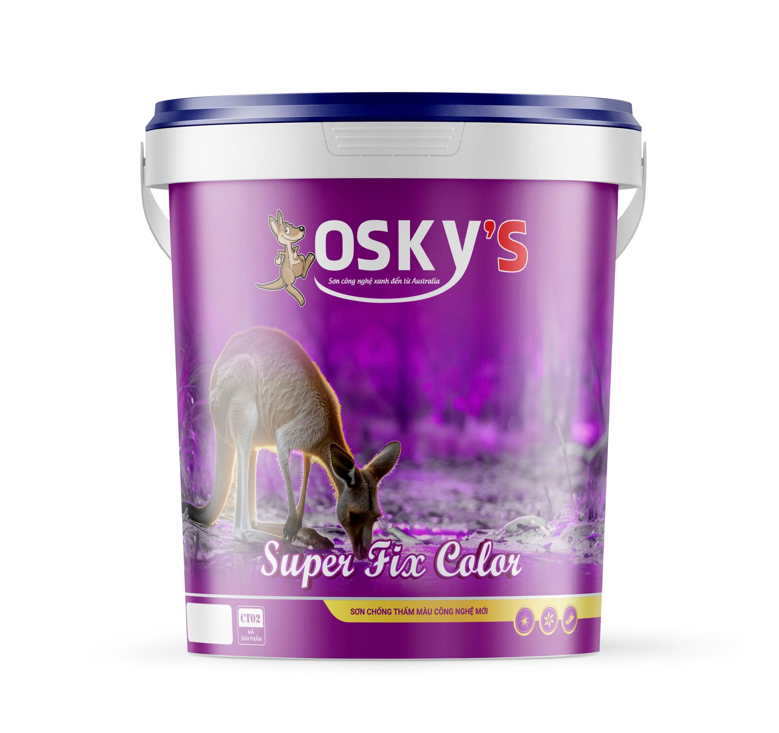 SUPER FIX COLOR - CHỐNG THẤM MÀU CÔNG NGHỆ MỚI